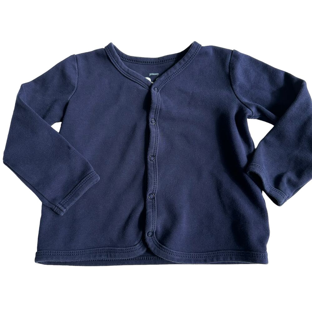 Primary Navy Cotton Cardigan - 18-24 Months